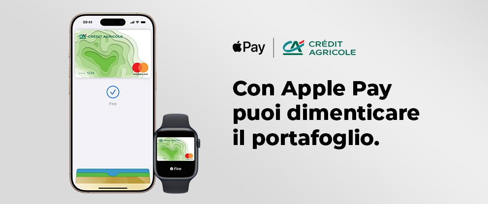 Apple Pay CartaConto | Crédit Agricole Apple Pay CartaConto | Crédit Agricole