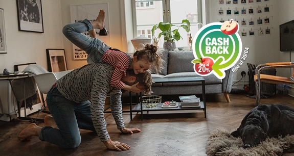 famiglia che gioca in soggiorno | Crédit Agricole famiglia che gioca in soggiorno | Crédit Agricole