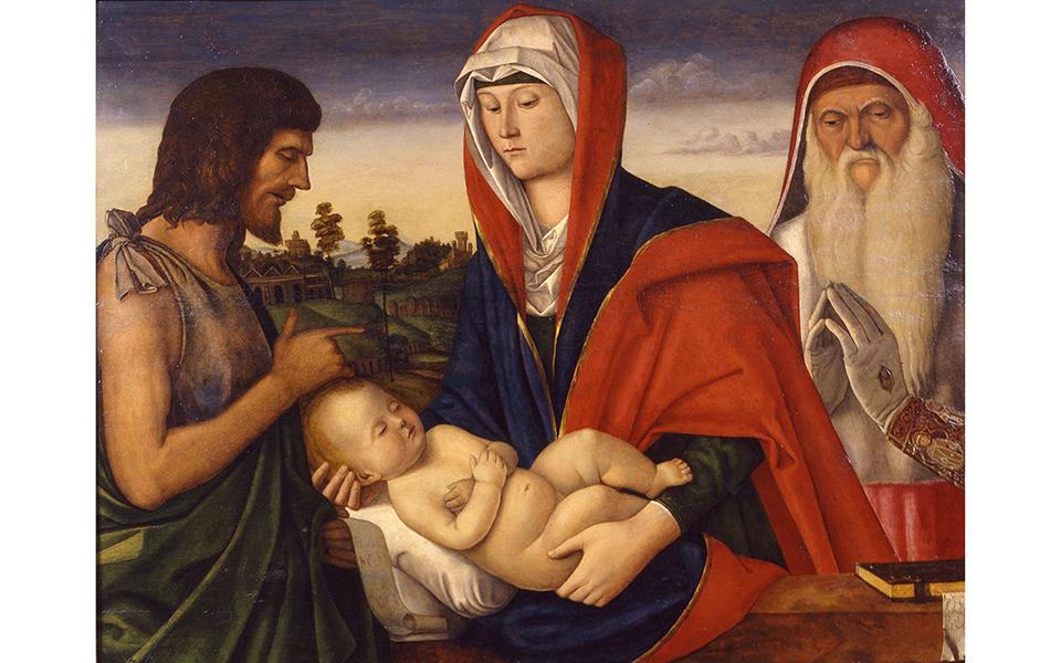 Madonna con Bambino tra S. Giovanni Battista e S. Girolamo | Crédit Agricole Madonna con Bambino tra S. Giovanni Battista e S. Girolamo | Crédit Agricole