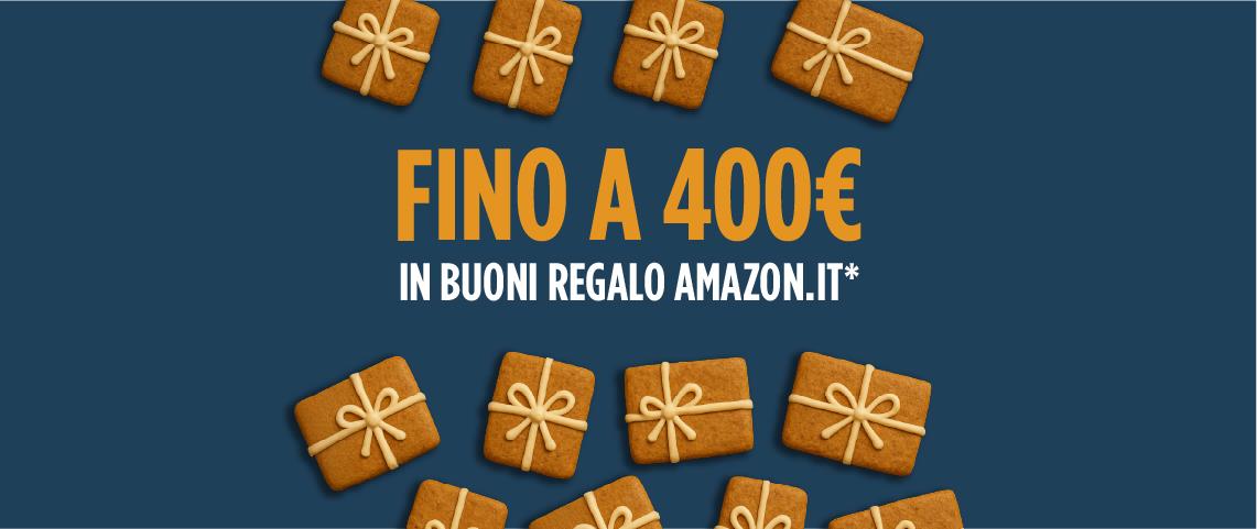 Fino a 400€ in Buoni Regalo Amazon.it* se inviti 8 amici | Crédit Agricole Fino a 400€ in Buoni Regalo Amazon.it* se inviti 8 amici | Crédit Agricole