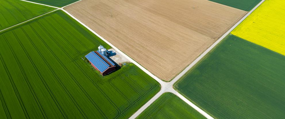 campi coltivati presi dall'alto | Crédit Agricole campi coltivati presi dall'alto | Crédit Agricole