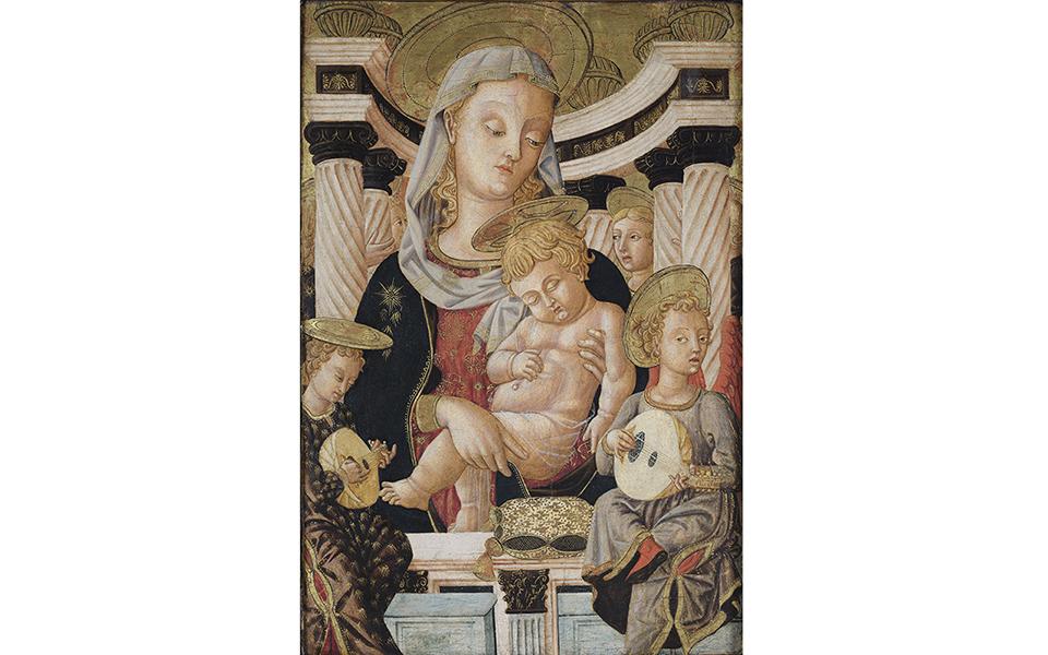 Madonna con Bambino e angeli | Crédit Agricole Madonna con Bambino e angeli | Crédit Agricole